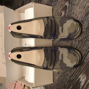 Rothy’s SPRUCE CAMO SLIP ON LOAFER